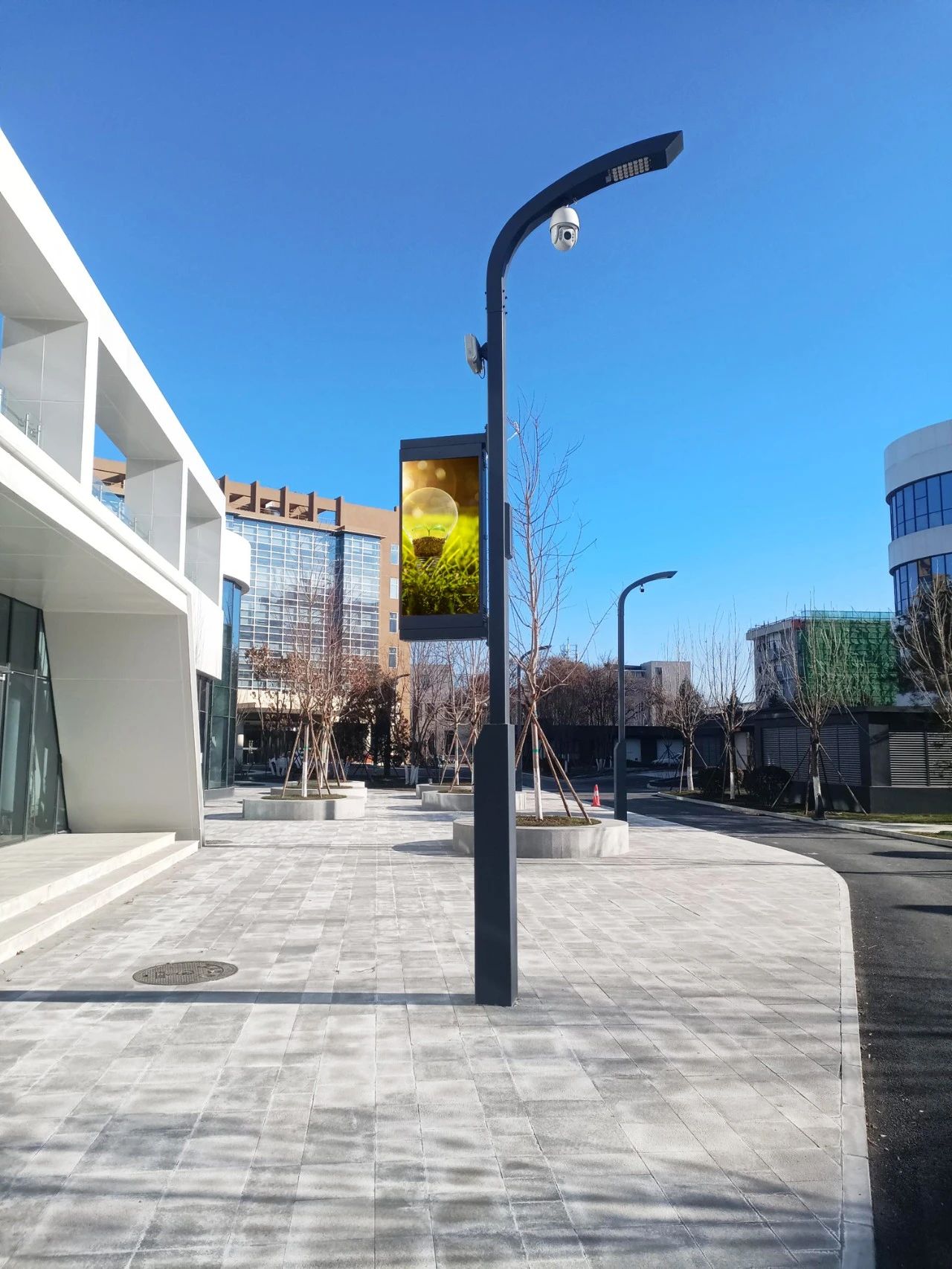 91福利视频网助力,產業園,打造,智慧園區,管理,智慧（huì）路燈,智慧燈（dēng）杆,智慧係統